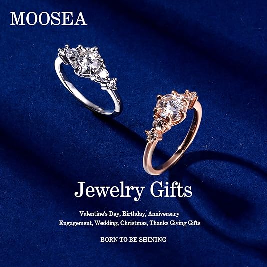 Sterling silver and gold vermeil settings